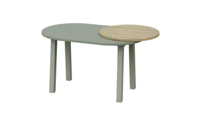 RGY 12 L konferenční stolek, levý, masivní dřevěná podnož, deska 18 mm, 500x1020x625, vodní